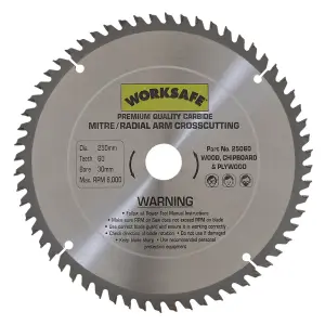 TCT Circular Saw Blade 250mm x 30mm 60tpu by Ufixt