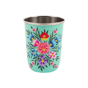 BillyCan - Picnic Tumbler - 300ml  - Mint Pansy