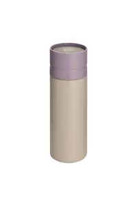 Circular Water Bottle 600ml Chalk & Purple