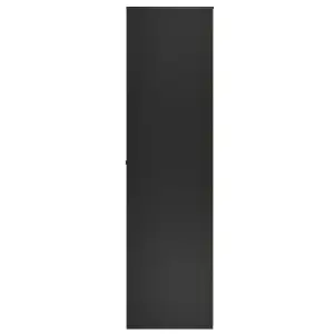 San Jose Ready assembled Contemporary Black Tall Triple Wardrobe (H)1960mm (W)1108mm (D)530mm