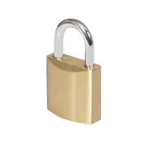 Smith & Locke Brass Open shackle Padlock (W)30mm