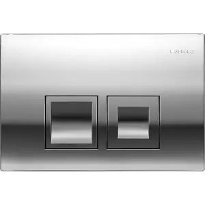 Geberit Delta35 gloss chrome dual flush plate