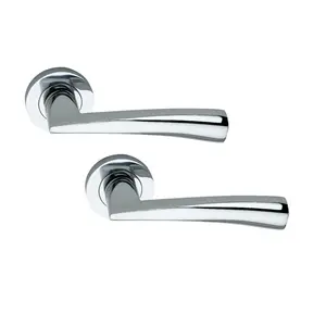 Lego Lever Door Handle Polished Chrome