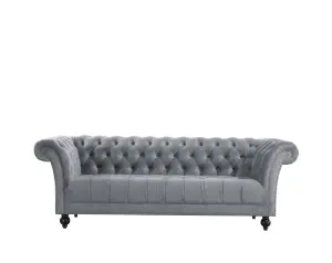 Birlea Chester 3 Seater Sofa Grey