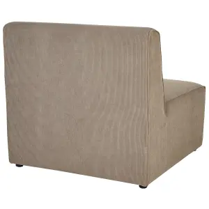 Jumbo Cord Chaise Lounge Taupe LEMVIG