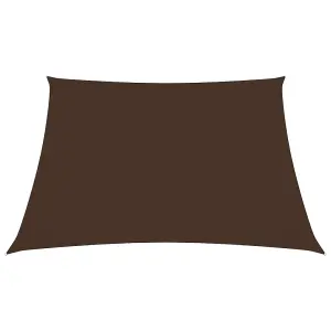 Berkfield Sunshade Sail Oxford Fabric Square 3x3 m Brown