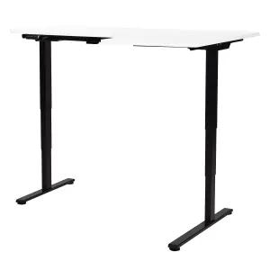 Adjustable Desk Electric Right Hand White DESTINES