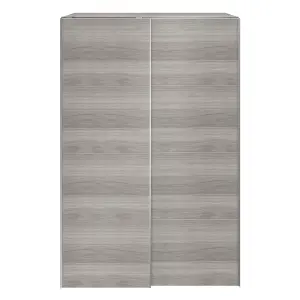 GoodHome Atomia Freestanding Grey oak effect Particle board Wardrobe (H)2250mm (W)1500mm (D)655mm