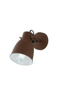 Luminosa Legend Wall Reading Task Light, Corten, Copper, White, E27