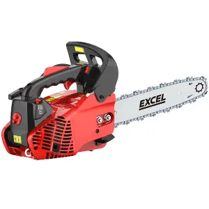 Excel 12" Petrol Chainsaw 25cc Heavy Duty Wood Saw