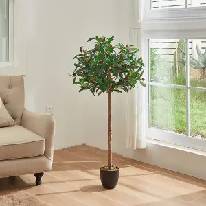 120cm H Garden Decoration Artificial Green Olive with Pot