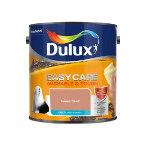 Dulux Easycare Washable & Tough Copper blush Matt Wall & ceiling Emulsion paint, 2.5L