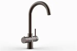 Liquida HT43GM 4 in 1 Gun Metal Grey Instant Boiling Water Kitchen Tap