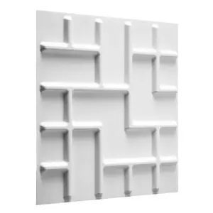 Tetris Design 12 Boards 50x50cm 3D Wall Panel