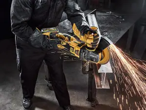 Dewalt DCG460X2-GB 54v XR Flexvolt Cordless 230mm Grinder 9" + 2x 9ah Batteries