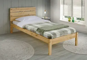 Ronan 3ft Single Bed Solid Waxed Pine