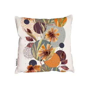 Cushions - Watercolor flowers and leaves (Cushion) / 45cm x 45cm