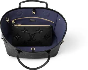 Louis Vuitton® - Neverfull MM Tote Bag - Black - Monogram Leather - Women - Luxury