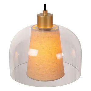 Lucide Gunhild Classic Pendant light - 3xE27 - Transparant