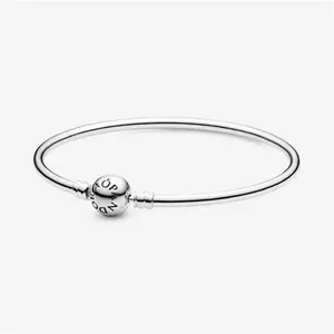 Pandora Moments Bangle - Sterling Silver - Sz. 17 cm