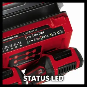 Einhell Quad Charger For Power X-Change Batteries - 4A Fast Charge - Power X-Quattrocharger 4A