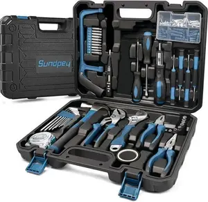 148PC Tool Kit: Portable DIY/Home Repair Set - All Purpose Case Included