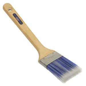 Sealey Wooden Handle Radiator Paint Brush 50mm Polished Beech Handle SPBR50