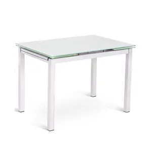 Brisco Extendable Dining Table White