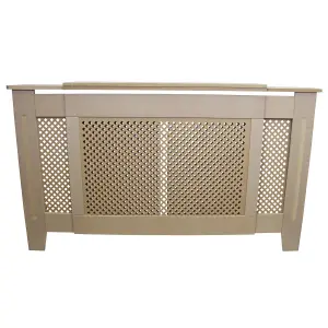 Adjustable Radiator Cover MDF Unfinished 1400mm - 1920mm