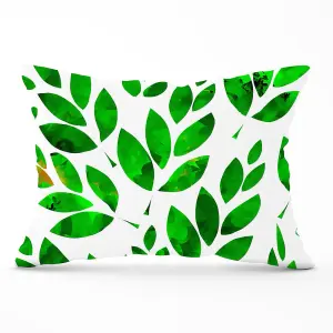 Watercolor Abstract Leaves Cushions 33cm x 48cm