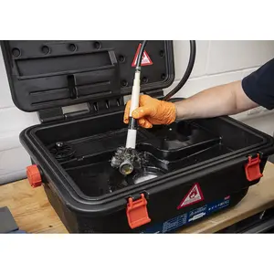 Sealey Mobile Parts Cleaning Tank with Brush SM222