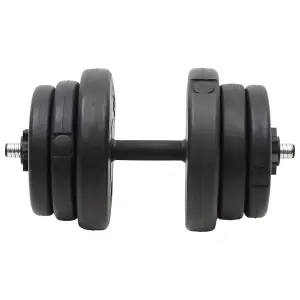 Dumbbell with Plates Fitness Gym Essential 40 kg