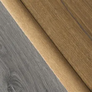 Flat self-adhesive wood effect aluminium door floor edging bar strip trim threshold 930 x 30mm a02 sandy oak