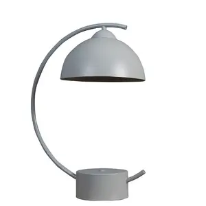 Downton Metal Arched Lamp Cool Grey