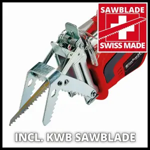 Einhell Cordless Pruning Saw 90mm 18V Reciprocating Saw Soft Grip Power X-Change GE-GS 18 Li Solo - Body Only