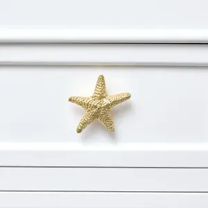 Melody Maison Gold Starfish Drawer Knob