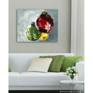 Ornaments 2 - Wrapped Canvas Painting 76.2cm H x 91.44cm W x 3.81cm D