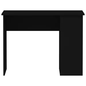 Berkfield Desk Black 100x55x75 Engineered Wood