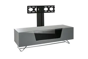 Chromium TV-Stand Grey + Bracket