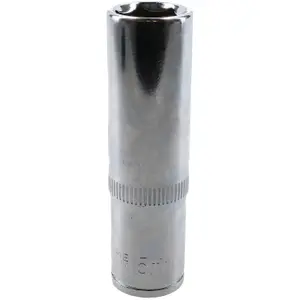 15mm Double Deep 78mm Socket 1/2" Drive Metric 6 Point Chrome Vanadium Steel