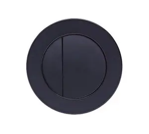 Roper Rhodes Round Dual Flush Plate Button Matt Black For TR9001 TR9002 TR9009