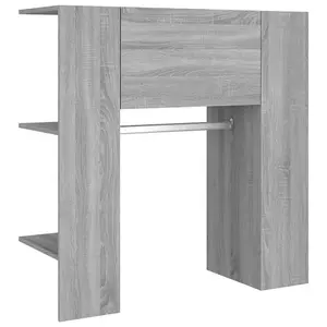 Berkfield Hallway Cabinets 2 pcs Grey Sonoma Engineered Wood