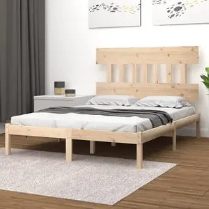 Berkfield Bed Frame Solid Wood 200x200 cm