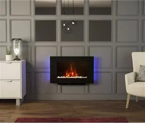 Azonto Wall Hung Electric Fire Flare