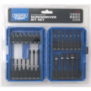 Draper Impact Screwdriver Bit Set 26 Piece 5732