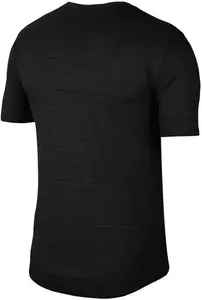 Nike Dri Fit Miler Short Sleeve T-Shirt Black S Man