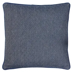 Paoletti Blenheim Geometric Piped Feather Filled Cushion