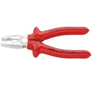 Draper KNIPEX 03 07 200 VDE Combination Pliers, 200mm 21453