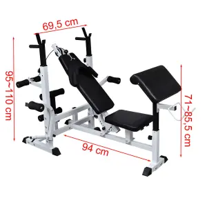 Weight Multi Bench Workout Fitness Gym Essential