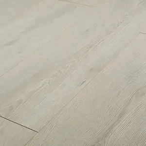 GoodHome Newlyn Grey Wood planks Oak effect Laminate Plank Sample